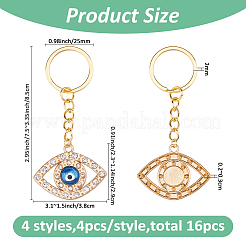 Portachiavi in lega con strass&nbsp;KEYC-FH00055