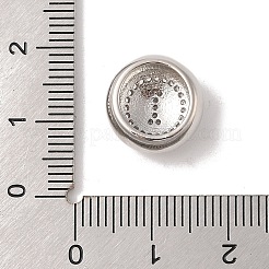 Colgantes de latón chapado en rack y circonita cúbica&nbsp;KK-Z047-07P-H-RS