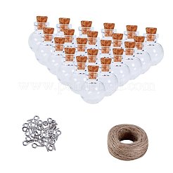 Bouteilles de verre bocal en verre&nbsp;AJEW-PH0015-03