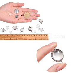 100 Stück DIY-Bausätze zur Herstellung von Gliedern aus Edelstahl 304&nbsp;DIY-SZ0001-77P
