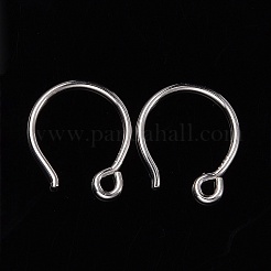 925 crochet de boucle d'oreille en argent sterling plaqué rhodium anti-ternissement&nbsp;STER-N0001-028