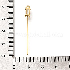 Messing-Mikro pflastern Zirkonia Anhänger bails&nbsp;KK-K294-21G