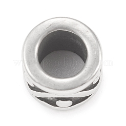 304 Edelstahl-Europäische Perlen&nbsp;STAS-G303-04AS