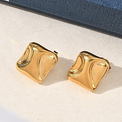Pendientes de acero inoxidable 304 para mujer&nbsp;EJEW-K333-28G