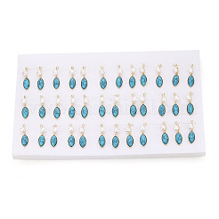 Ohrstecker aus Messing mit Naturperlen&nbsp;PEAR-N020-08D