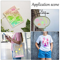 12 x Zeichenschablone aus Kunststoff in 12 Stilen.&nbsp;DIY-GF0006-88
