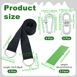 Hängematten-Baumschaukel-Aufhängegurt aus Nylon und Vliesstoffen&nbsp;AJEW-WA0001-57