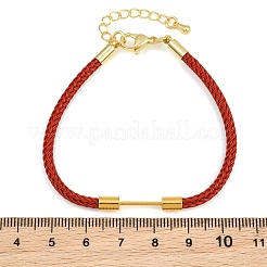 Fabrication de bracelet en fil d'acier tressé&nbsp;KK-CBA6056-03H-G