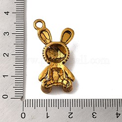Tibetischer Stil Legierung Anhänger Fassungen für Strasssteine&nbsp;FIND-A038-17AG