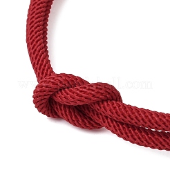 Braccialetto con cordino intrecciato in nylon rotondo da 3 mm&nbsp;FB-CBAA152-03G-37