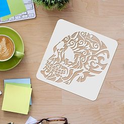 Modelli di stencil per pittura da disegno riutilizzabili in plastica&nbsp;DIY-WH0172-182