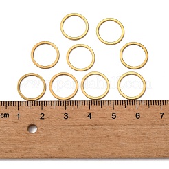 Placcatura ionica (ip) anello di collegamento in acciaio inossidabile 304&nbsp;LS-STAS-S079-14B