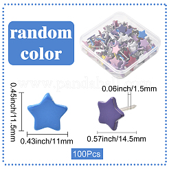 100 punaise en fer&nbsp;AJEW-SP0003-98B