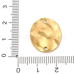 Ciondoli con connettori a maglie testurizzate in acciaio inossidabile 304&nbsp;LS-STAS-K302-02A-G