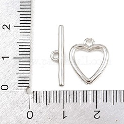 Herz Messing Knebelverschlüsse&nbsp;KK-G548-43P-03