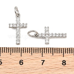 Messing micro pave klare zirkonia anhänger&nbsp;CU-CBA3D67-04P
