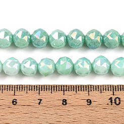 Anlaufschutz-Glasperlenstränge mit galvanischer Beschichtung&nbsp;GLAA-N010-8mm-03