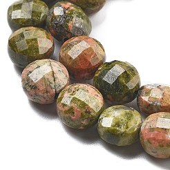Natur Unakit Perlen Stränge&nbsp;G-C179-A13-02