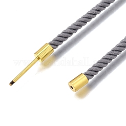 Fabrication de colliers en cordon Milan en nylon rond de 3 mm&nbsp;NJEW-H091-01G-26