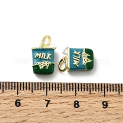 Messing Emaille Anhänger / charms&nbsp;KK-P338-02B-G