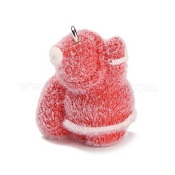 Weihnachtsanhänger aus flauschigem&nbsp;RESI-C064-01A
