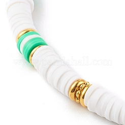 Collares de cuentas de heishi de arcilla polimérica&nbsp;NJEW-JN03504-03