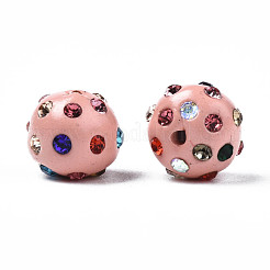 Polymer Ton Strass Perlen&nbsp;RB-T017-31E-A