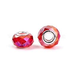 Perle di vetro trasparente europei&nbsp;GPDL-N004-D14mm-A04