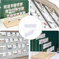 Linguette autoadesive in plastica trasparente&nbsp;CDIS-WH0008-02
