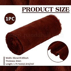 1 Stück Polyester-Plüschstoff&nbsp;AJEW-BC0009-58C