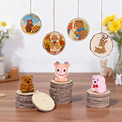 50pcs gros pendentifs en bois&nbsp;WOOD-PH0004-05