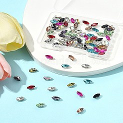 80 Stück 10 Farben Strass aufnähen&nbsp;RGLA-FS0001-18