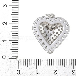 Pendentifs avec zircon cubiques à micro-pavés en laiton&nbsp;KK-A269-11P