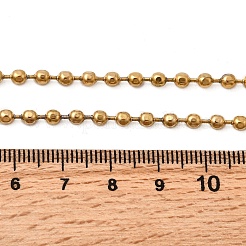 Collares de cadena de bolas de acero inoxidable 304 de 3 mm para mujer&nbsp;NJEW-B134-09A-G