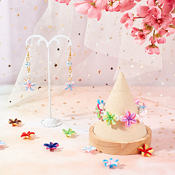 Kits de fabrication de bracelets extensibles en perles de fleurs 3D DIY&nbsp;DIY-SC0014-68