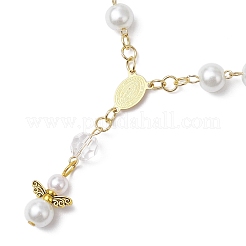 Pulseras de aleación con dijes de ángel de estilo tibetano&nbsp;BJEW-JB11775-04
