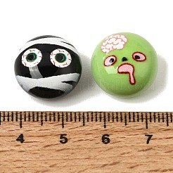 Halloween-Cabochons aus undurchsichtigem Harz&nbsp;RE-CBAF251-02