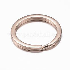 Ionenplattierung (IP) 304 Edelstahl geteilte Schlüsselringe&nbsp;STAS-H383-31RG