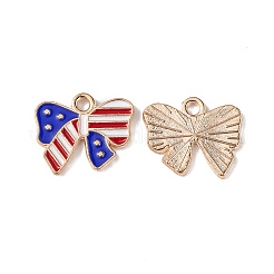 Pendentifs en alliage d'émail de style drapeau américain&nbsp;ENAM-K067-26
