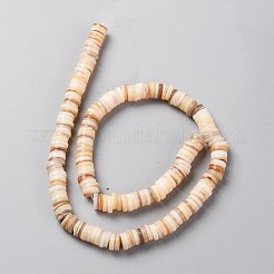 Natürlichen Süßwasser-Muschelperlen Stränge&nbsp;SHEL-C001-05
