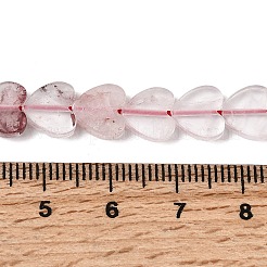 Natürliche Stränge aus hämatoidem Quarz / eisenhaltigen Quarzperlen&nbsp;G-M403-A55-03