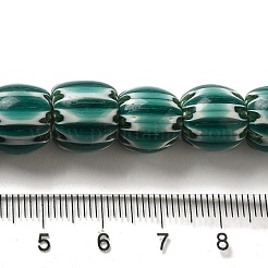 Handgemachte nepalesische Bunte Malereiperlen&nbsp;LAMP-B023-08A-06