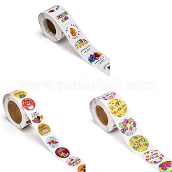 3 Rolle 3 selbstklebende Papieraufkleber im Stil&nbsp;DIY-SZ0003-07