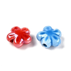 Perles de porcelaine émaillée&nbsp;PORC-K003-01-A
