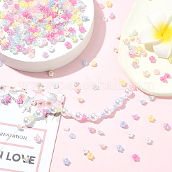2400pcs 8 Farben undurchsichtige Acrylperlen&nbsp;FIND-SP0001-18