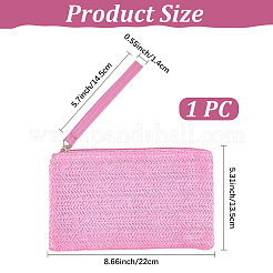 Borse da polso in paglia intrecciata&nbsp;ABAG-WH20005-69D