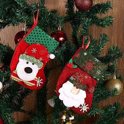 8 stücke tuch weihnachtsstrümpfe sets&nbsp;JX067A