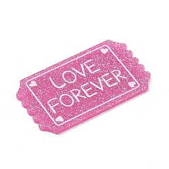 Bedruckte Anhänger aus opakem Acryl zum Valentinstag&nbsp;FIND-D283-11E