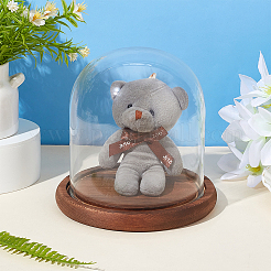 Couvercle en verre&nbsp;DJEW-WH0034-74A-01