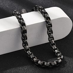 Bracciali con catene rolo in acciaio inossidabile 304 per donna e uomo&nbsp;BJEW-A031-04G-AS